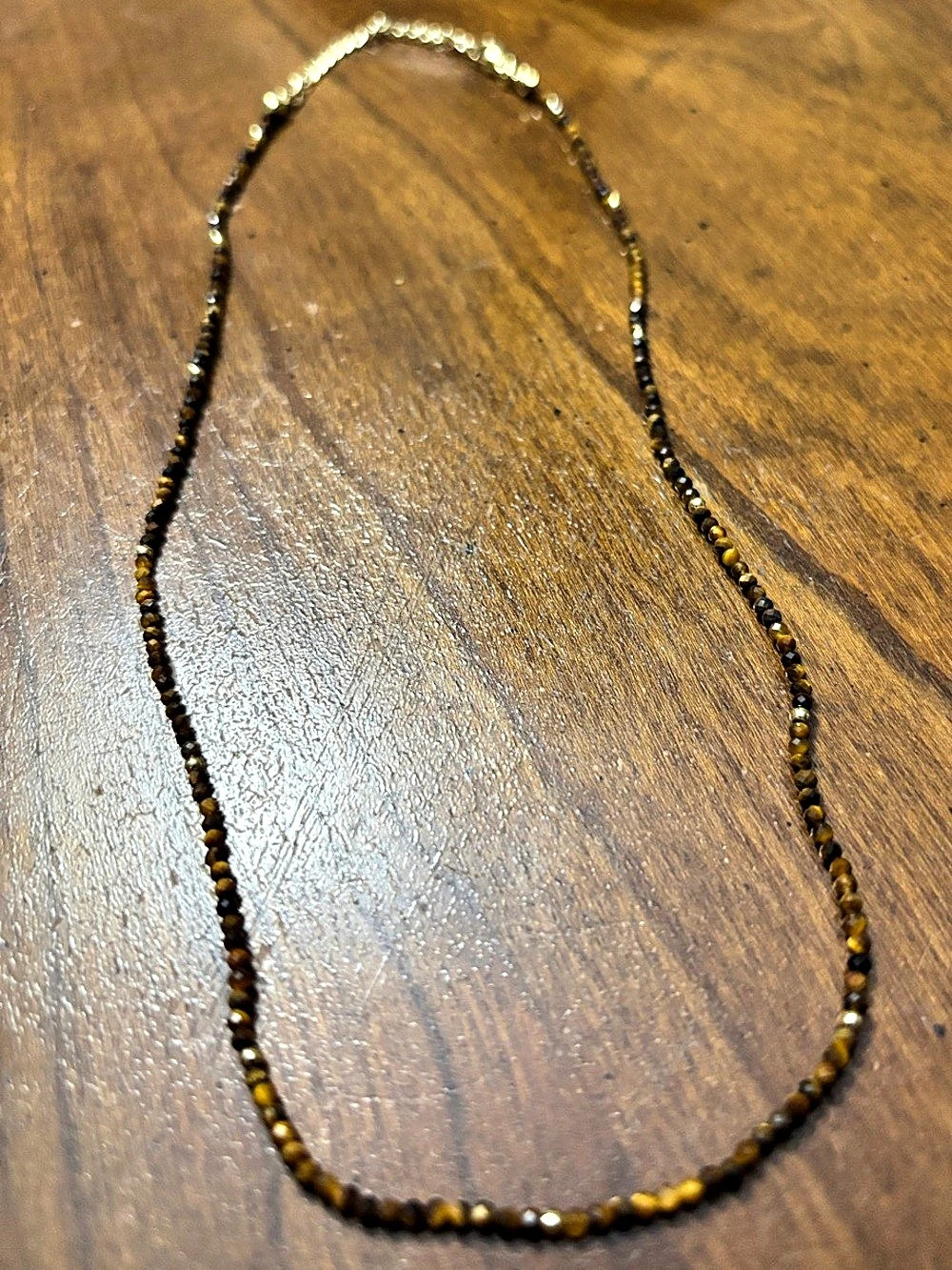 Freida Rothman Tigers Eye Beaded Necklace